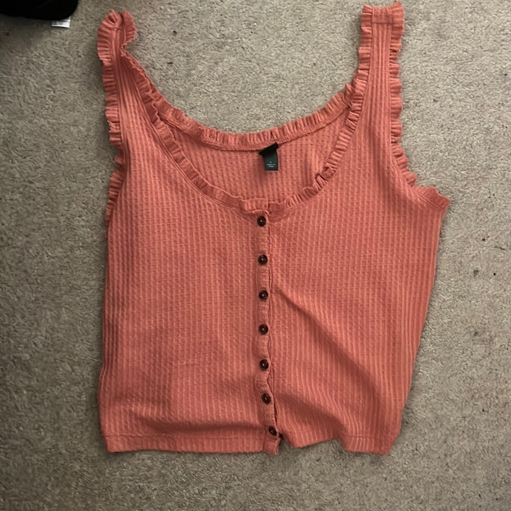 Peach summer blouse